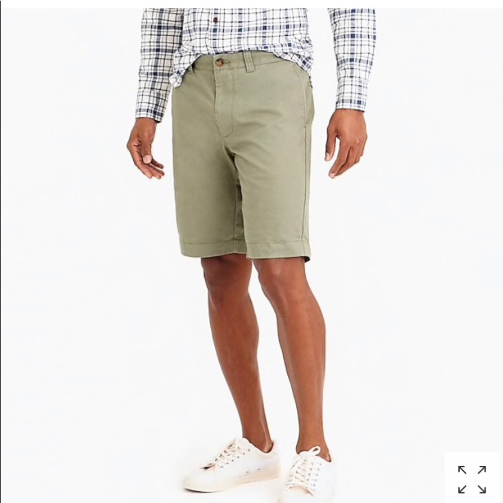 NWT J Crew Rivington 11” chino shorts size 29W